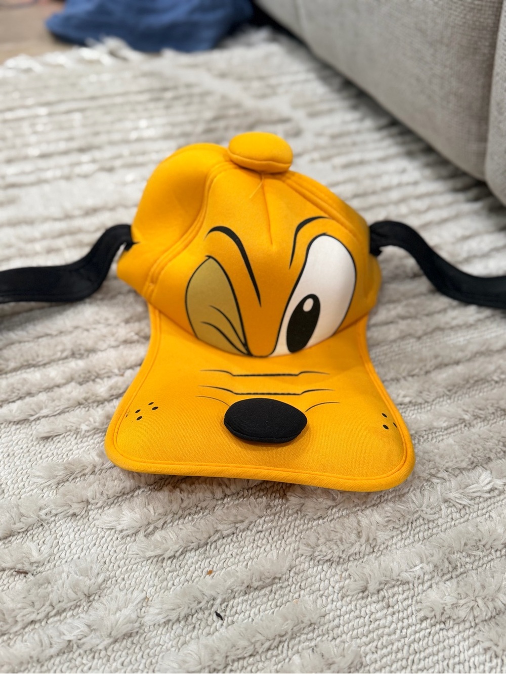 Disney Yellow Pluto Face Kids Hat